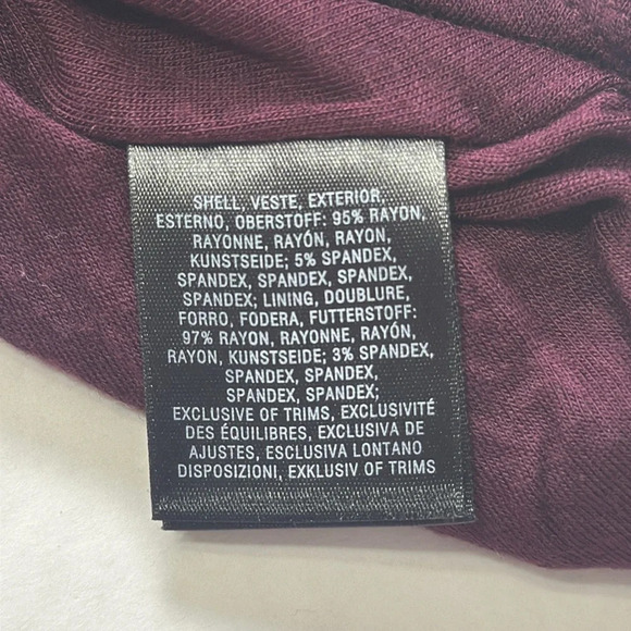 Maeve Anthropologie Galena Burgundy Jersey Knit Midi Dress Womens Size XSmall - Picture 12 of 13